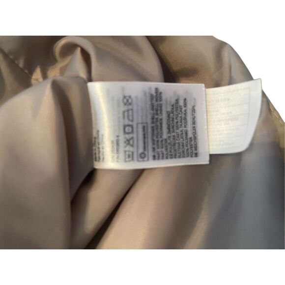 H&M Mens Beige Long Sleeve Sherpa Lined Full Zip Fleece Jacket Size Medium - Picture 4 of 9